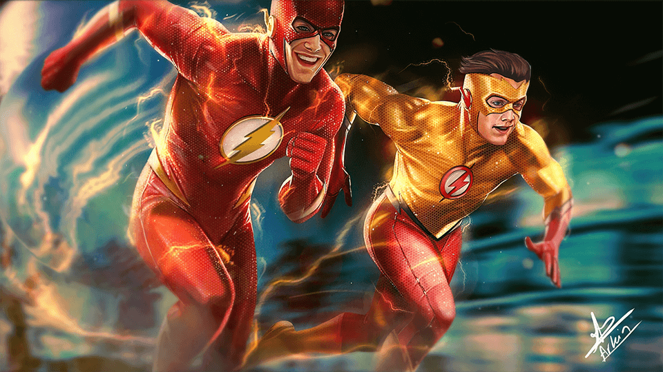 The Flash and Kid Flash