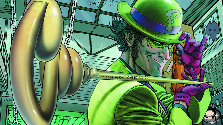 The Riddler a genius-level intellect