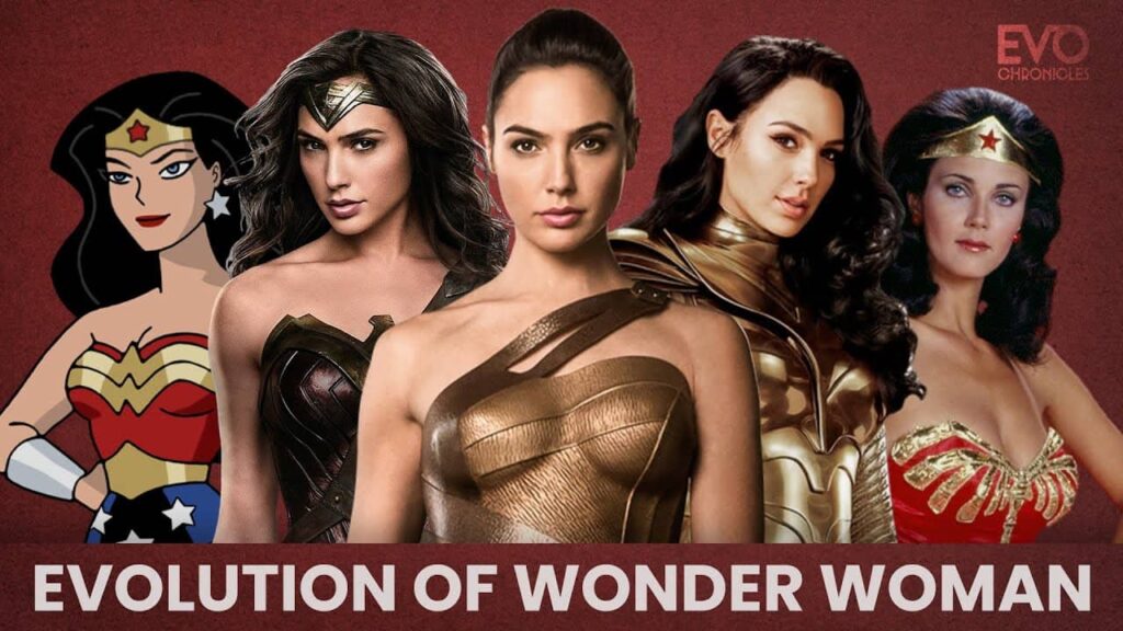 Evolution of wonder woman