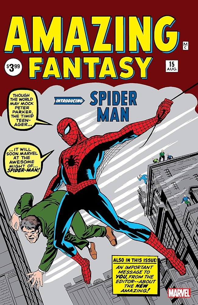 Amazing Fantasy #15 introduced Spider-Man with the greatest origin story ever told