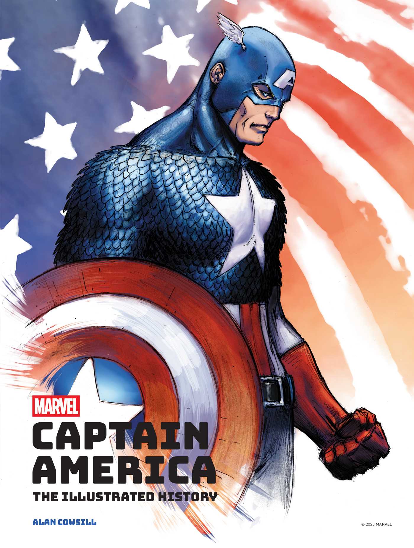 Captain America comic book art