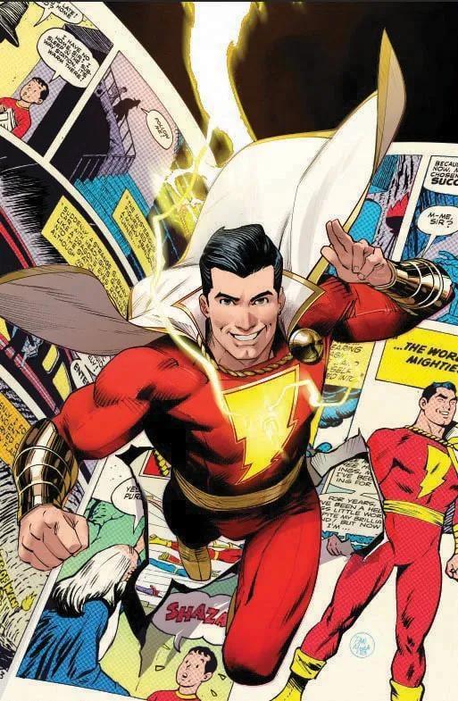 Captain Marvel Shazam comic art