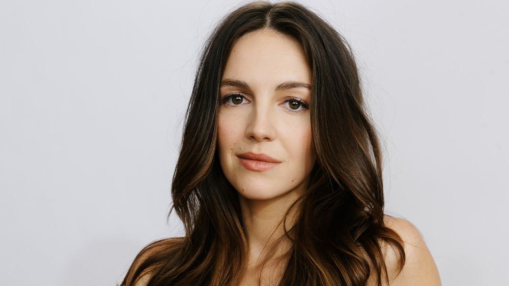 Ella Hunt in a professional headshot from Saturday Night promotion