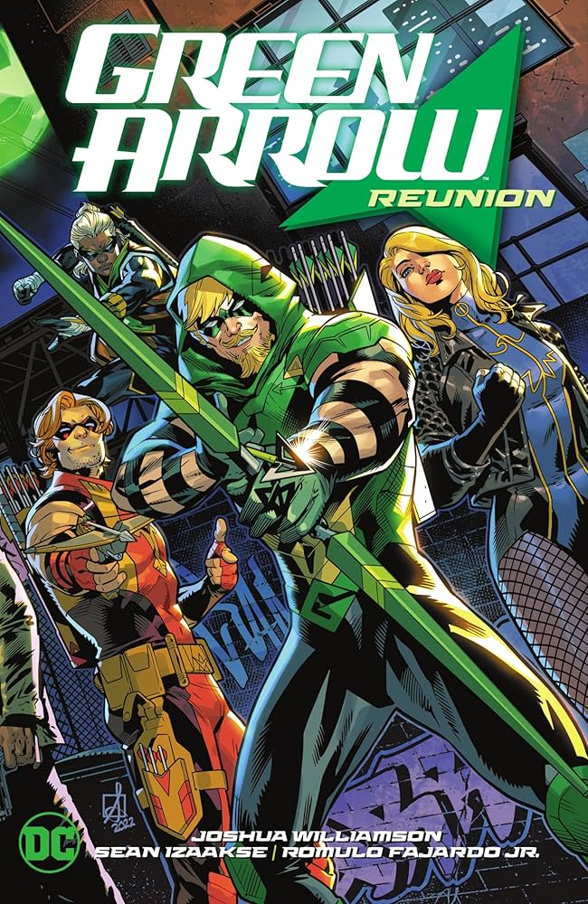 Green Arrow comic book art