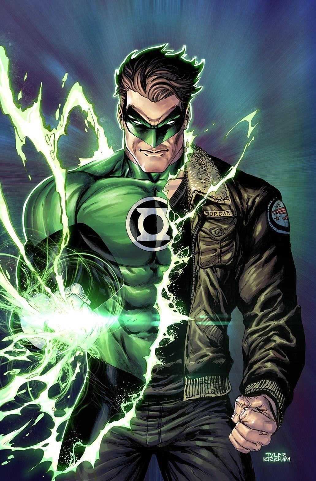 Green Lantern comic book art