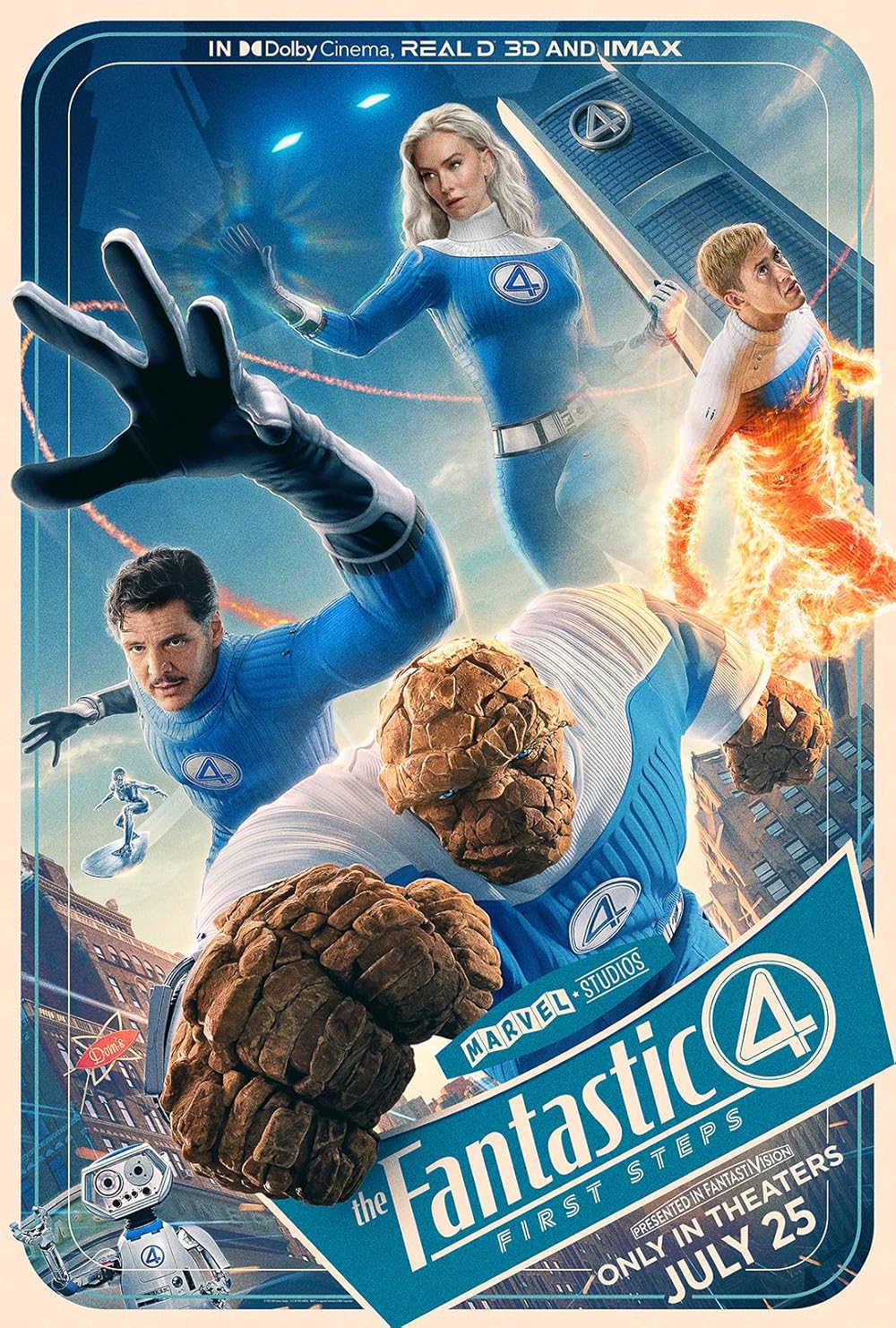 Image of the Fantastic Four from the 2025 film