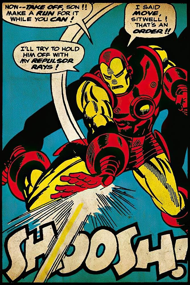 Iron Man comic book art