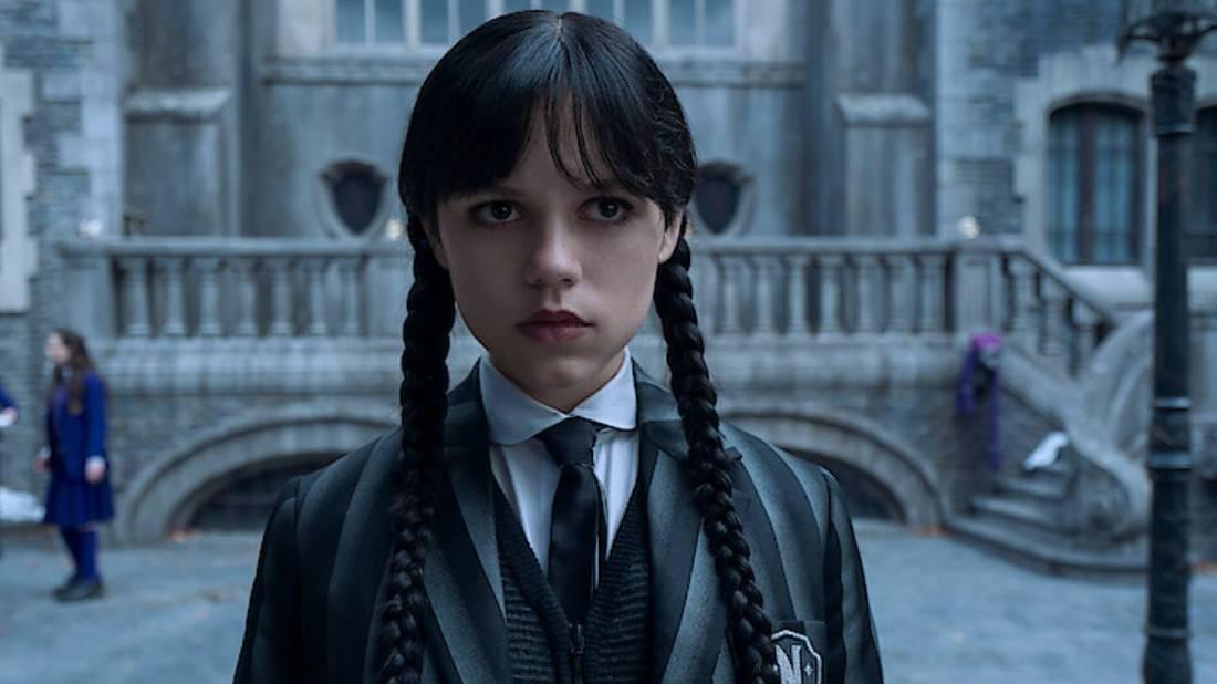 Wednesday Addams at Nevermore Academy in Season 2