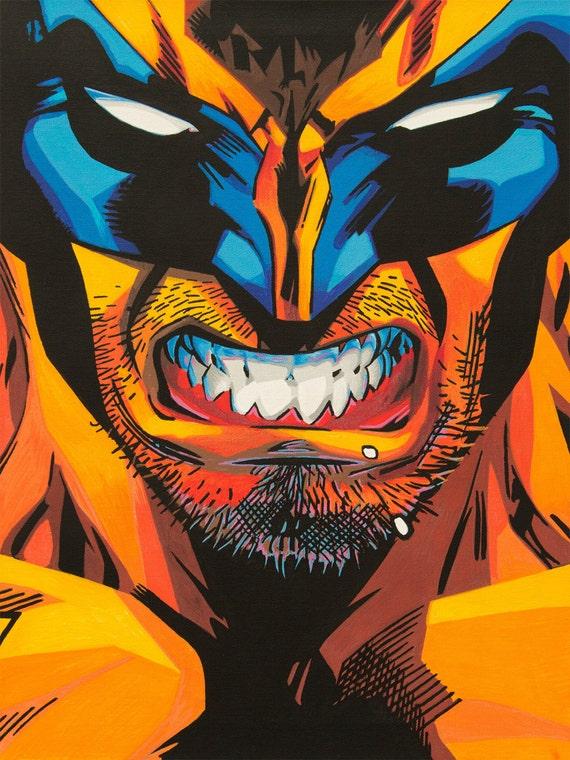 Wolverine comic book art