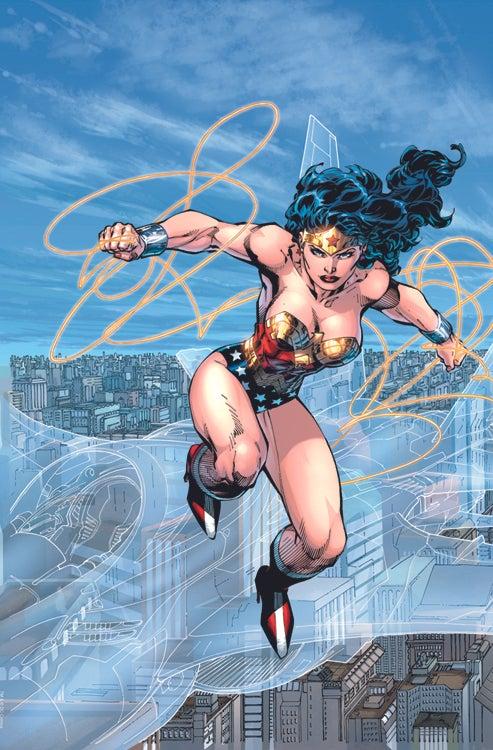 Wonder Woman comic book art