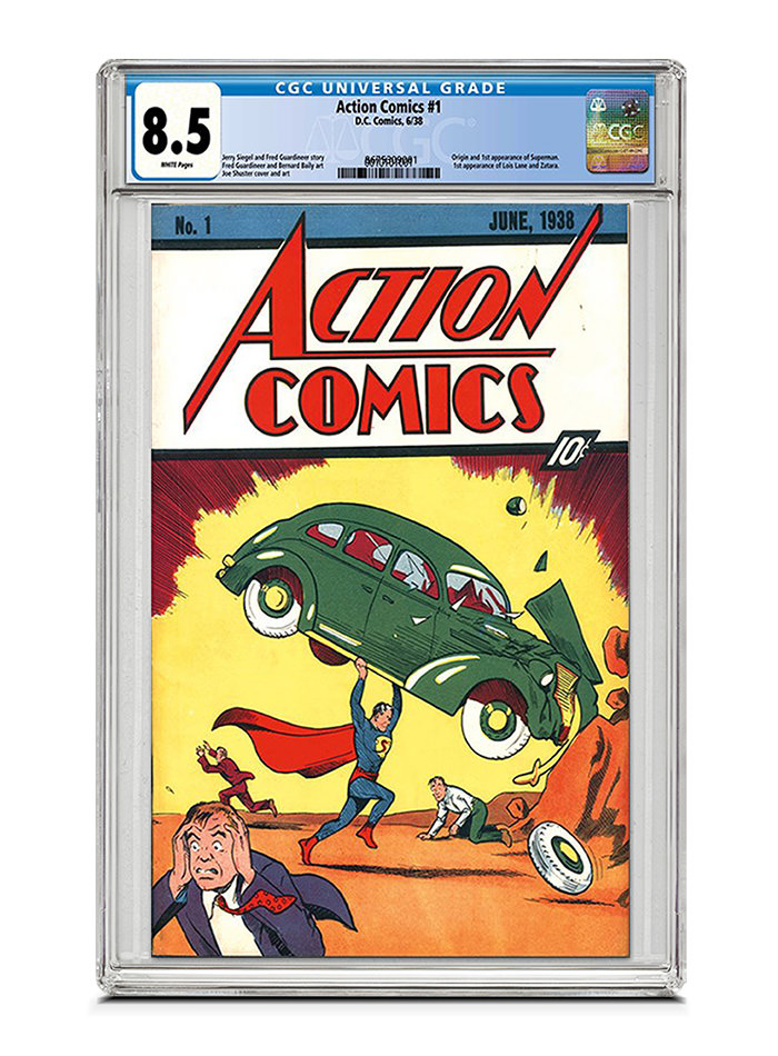 A CGC graded comic book.