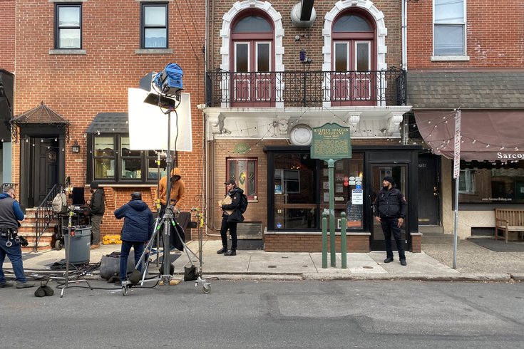 Behind the scenes of HBO's Task filming in Philadelphia