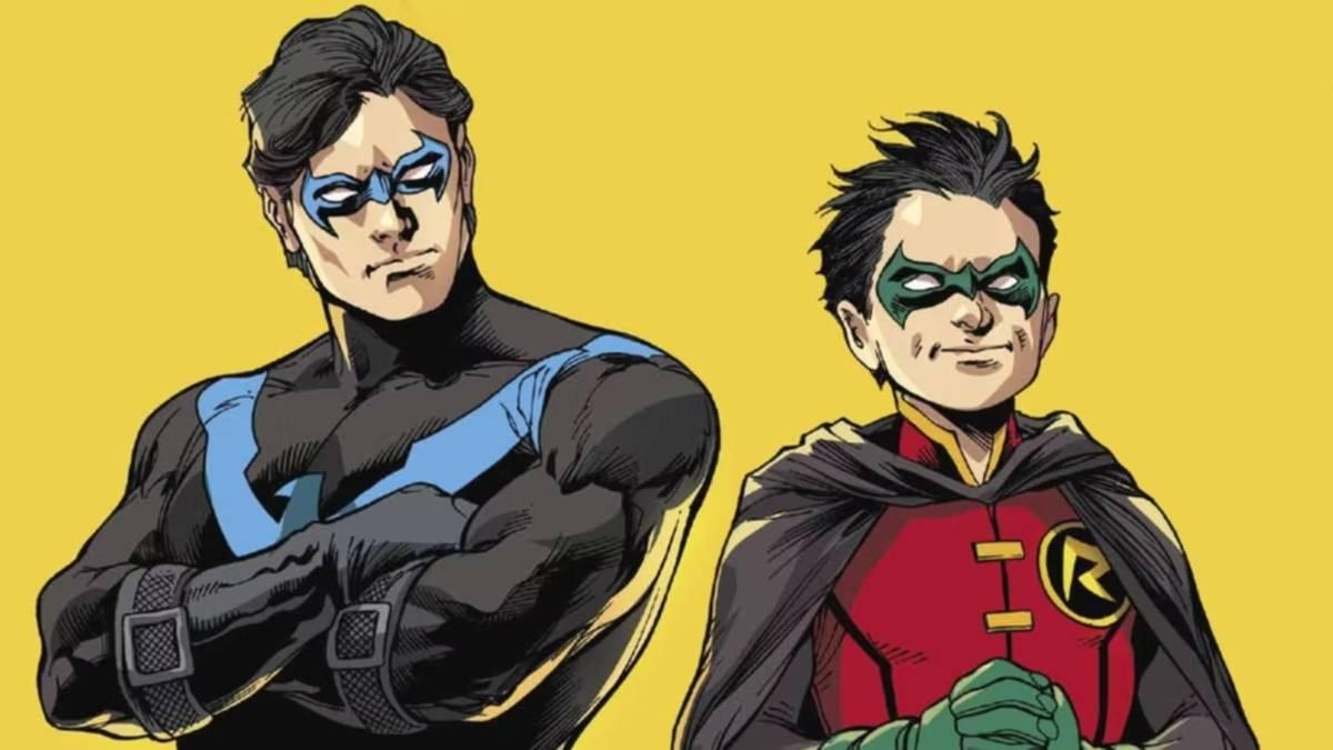 Dick Grayson as Nightwing mentoring the next generation of Robins represents the evolution of sidekick relationships