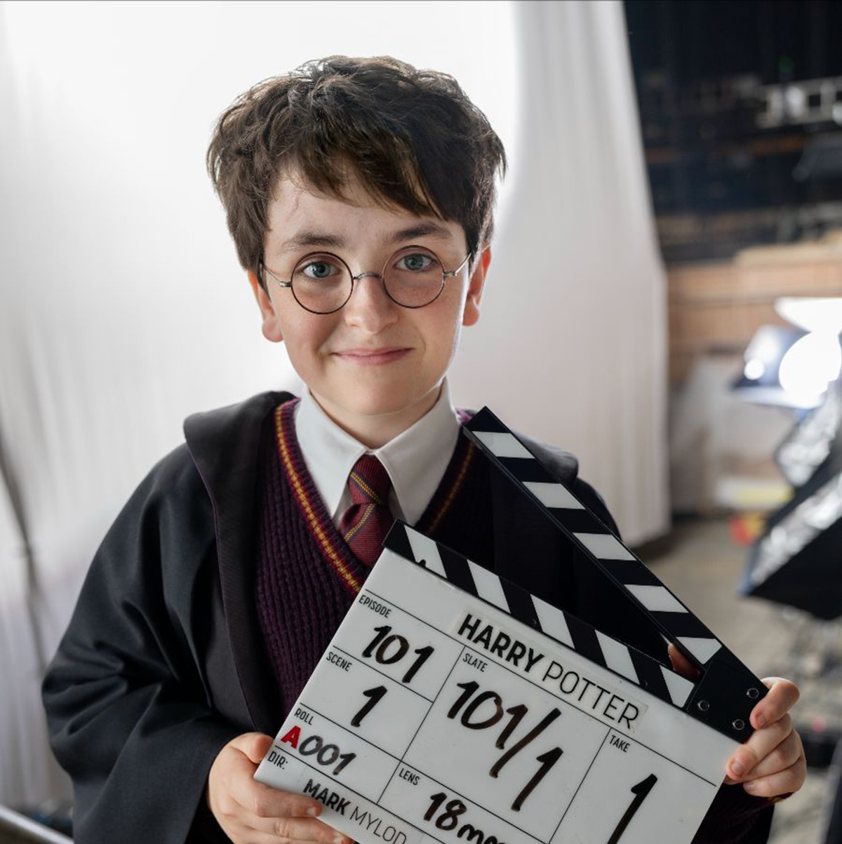 Dominic McLaughlin as Harry Potter in HBO's upcoming series