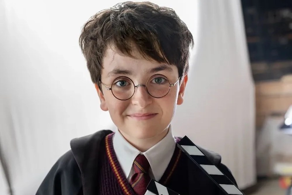 Dominic McLaughlin in Harry Potter Costume