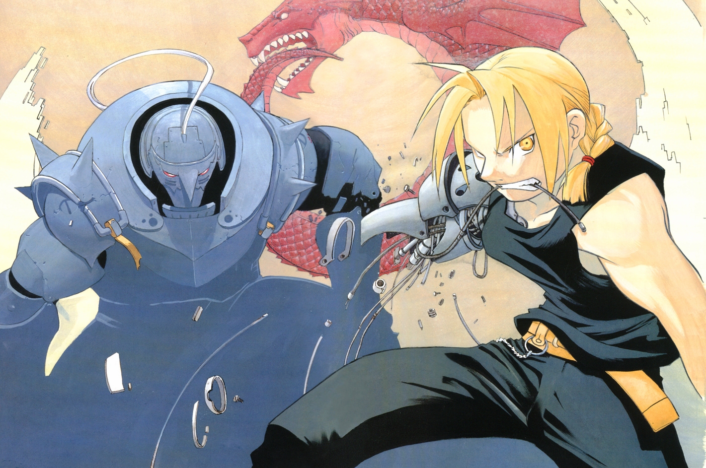Fullmetal Alchemist artwork showcasing Hiromu Arakawa's previous acclaimed work