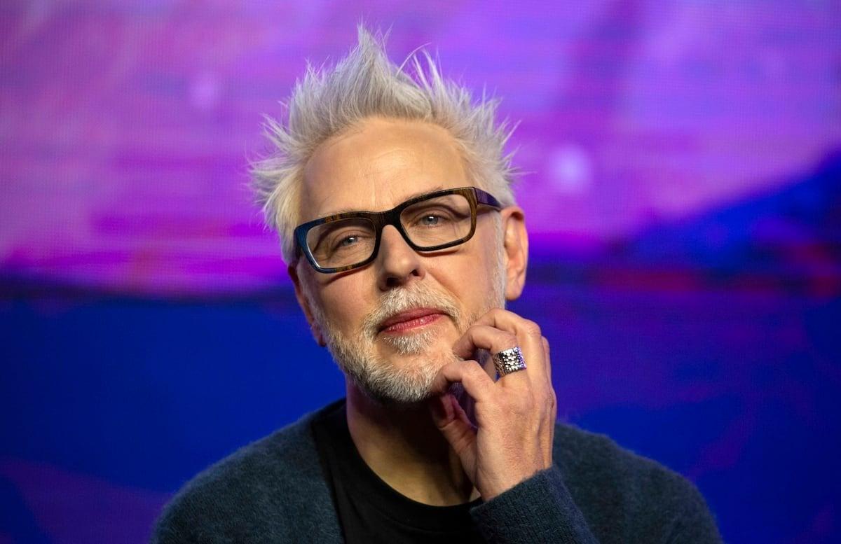 James Gunn at a press event for the DCU