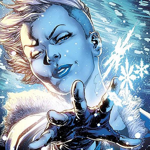 Killer Frost DC Comics character with blue skin and ice powers