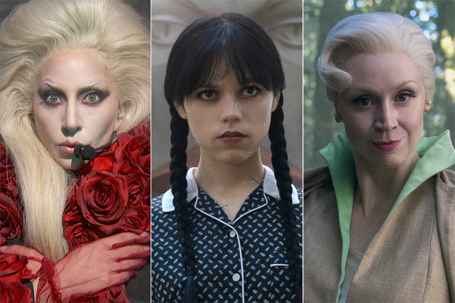 Lady Gaga and the cast of Wednesday Season 2