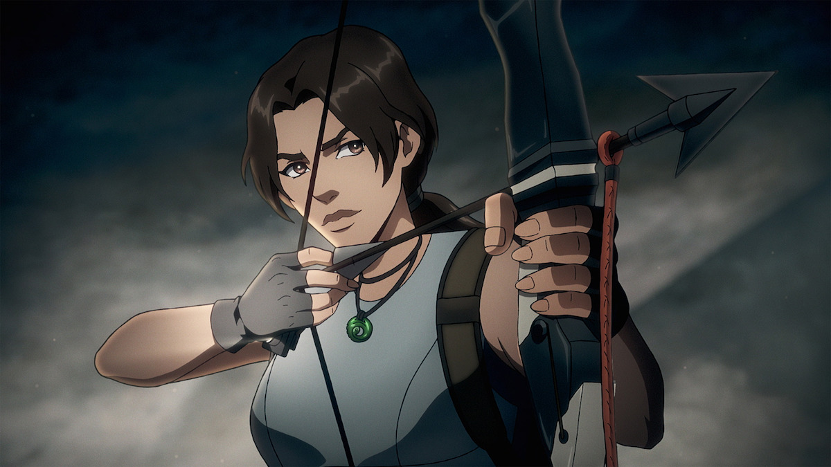 Lara Croft in the Netflix animated series