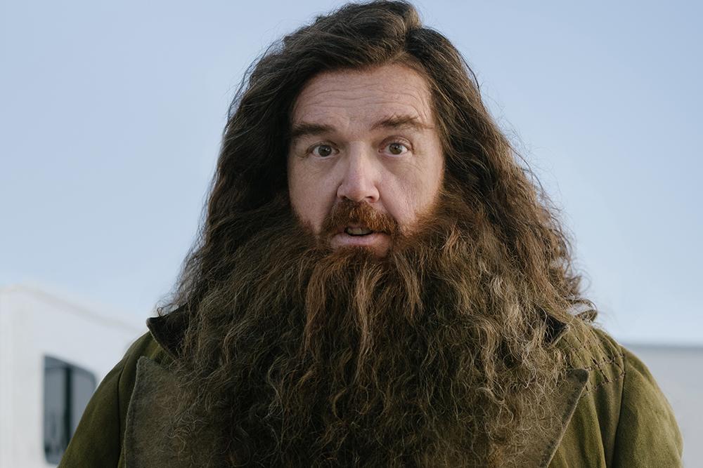 Nick Frost debuts as Rubeus Hagrid in first look photo