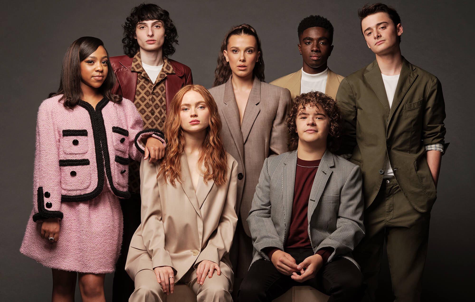 Stranger Things full cast ensemble photo