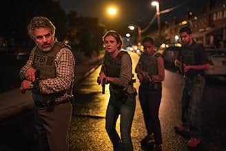 The cast of HBO's Task in a night scene