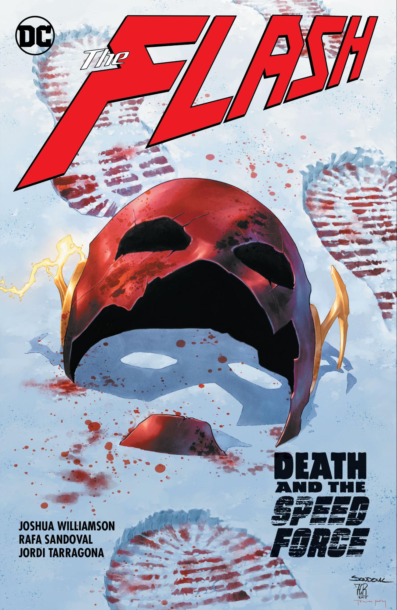 The Flash comic book cover showing Death and the Speed Force storyline