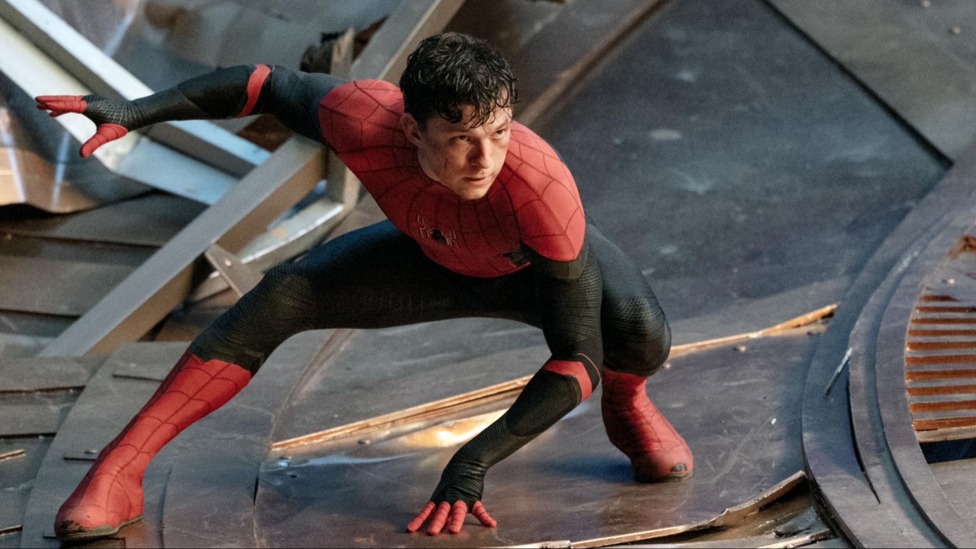 Tom Holland in the new Spider-Man suit for Brand New Day