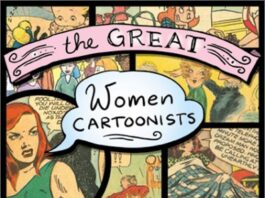 Book cover of 'The Great Women Cartoonists' by Trina Robbins