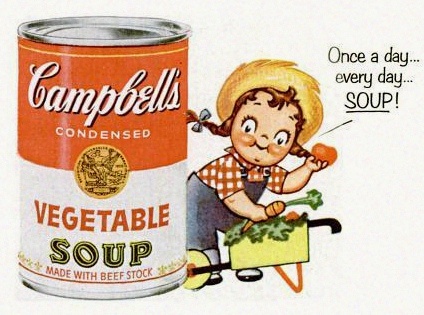 Grace Drayton's Campbell Kids advertisement showcasing her iconic character design