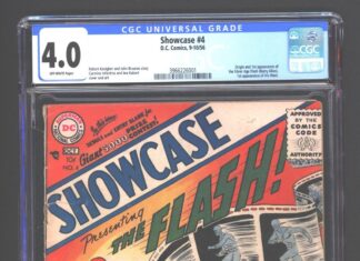 A Complete Guide to the Comic Book Ages: From Golden Age to Modern Mayhem The cover of Showcase #4, featuring the debut of the Silver Age Flash.