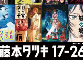 Tatsuki Fujimoto s Early Works Get a Star-Studded Anime Anthology in Tatsuki Fujimoto 17-26 The official poster for Tatsuki Fujimoto 17-26 showcases all eight short stories in the anthology.
