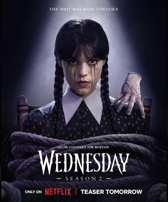 Wednesday Season 2 Poster