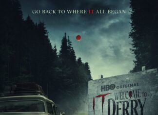 IT: Welcome to Derry: Everything We Know About the Pennywise Prequel Series Official promotional poster for IT: Welcome to Derry showing the HBO Original branding with Pennywise's signature red balloon against a dark forest backdrop