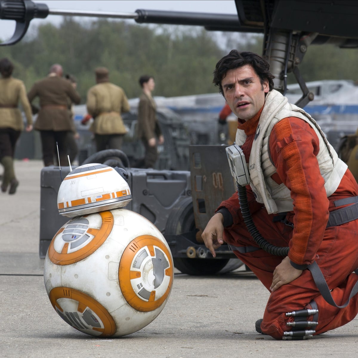 Oscar Isaac as Poe Dameron in Star Wars: The Force Awakens