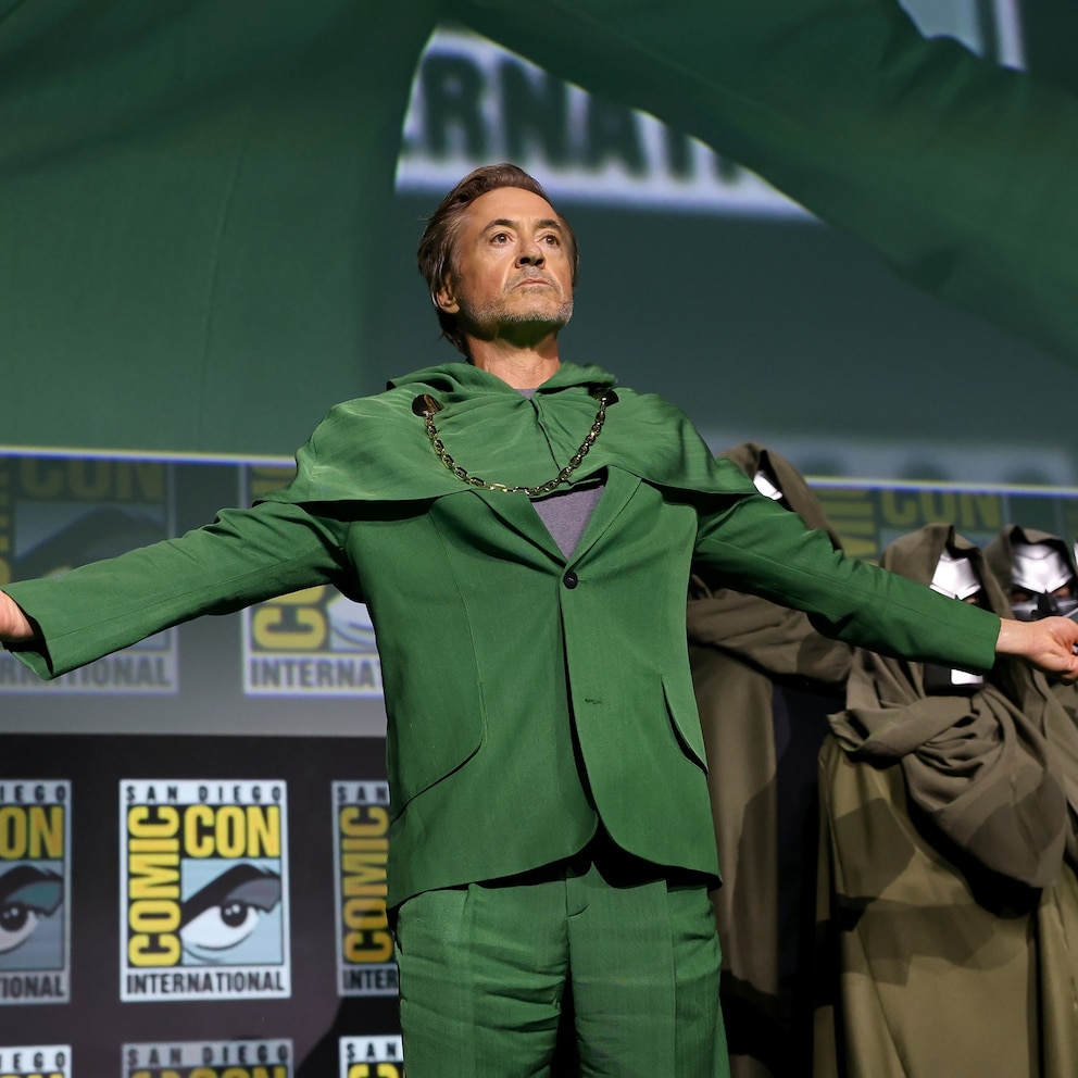 Robert Downey Jr. revealed as Doctor Doom at San Diego Comic-Con, marking his return to the MCU in a villainous role