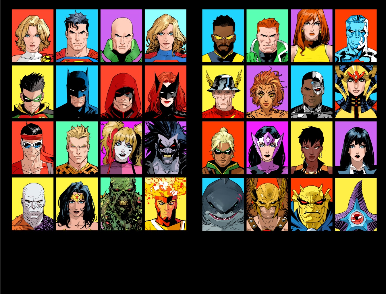 The 32 combatants who will battle for the fate of the DC Universe in DC K.O.