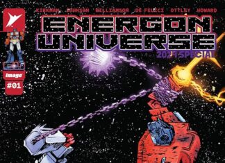 Energon Universe: Robert Kirkman Unleashes Adult Animated Transformers & G.I. Joe Crossover The cover of the Energon Universe 2024 Special, featuring a variety of Transformers and G.I. Joe characters.