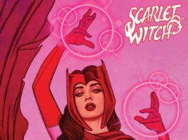 Scarlet Witch unleashing her chaos magic, a potent mix of telekinesis and reality-warping power.