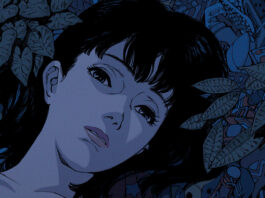 The iconic poster for Satoshi Kon's Perfect Blue, now streaming in 4K.