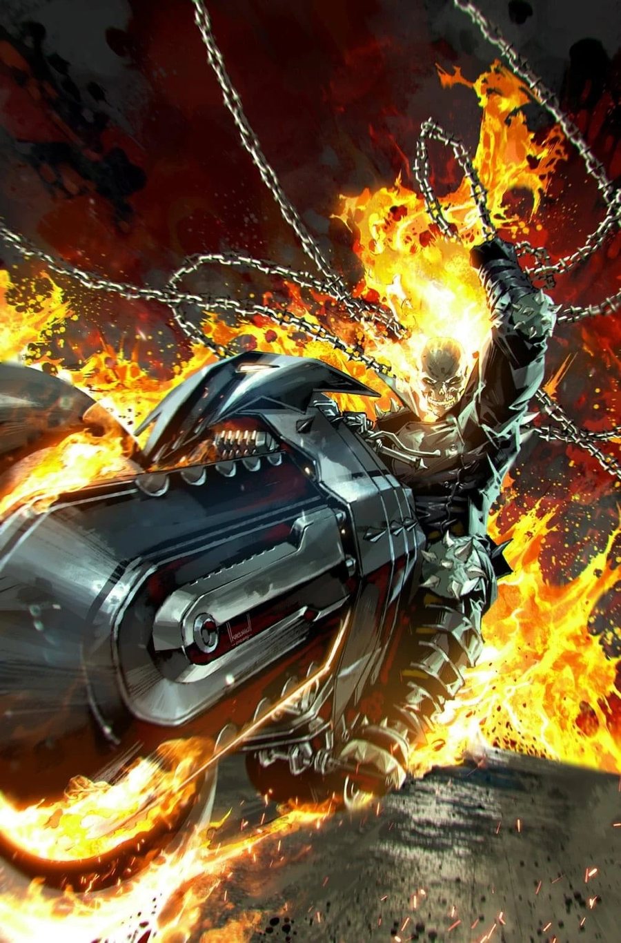 Ghost Rider, the Marvel character Ryan Gosling will play