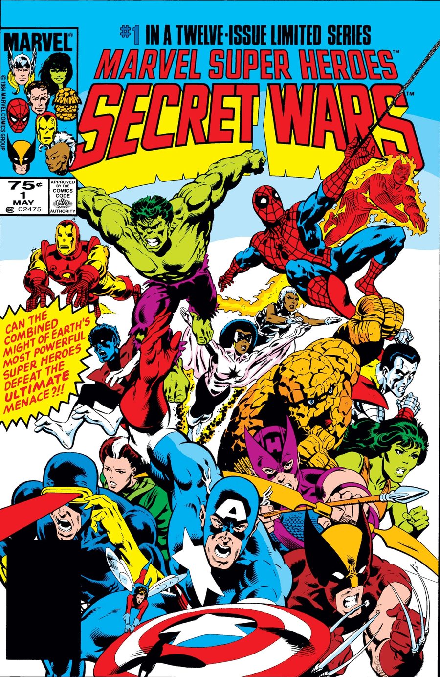 Cover art for Marvel Super Heroes Secret Wars #1