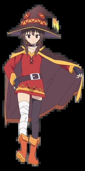 Megumin, the explosion mage of KonoSuba