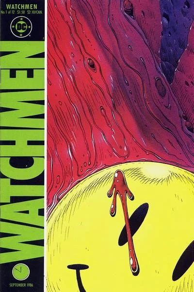 Cover of Watchmen #1 by Dave Gibbons
