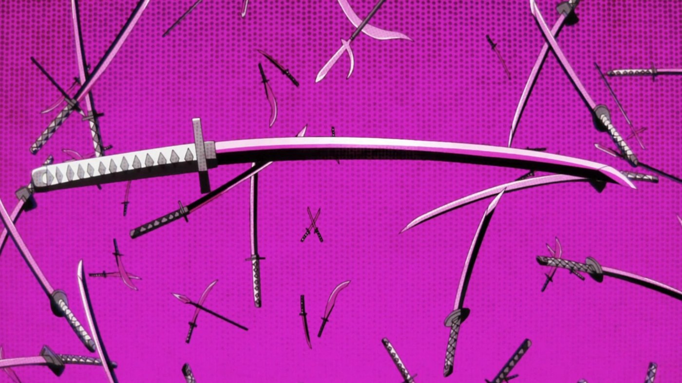 A sealed Zanpakuto blade