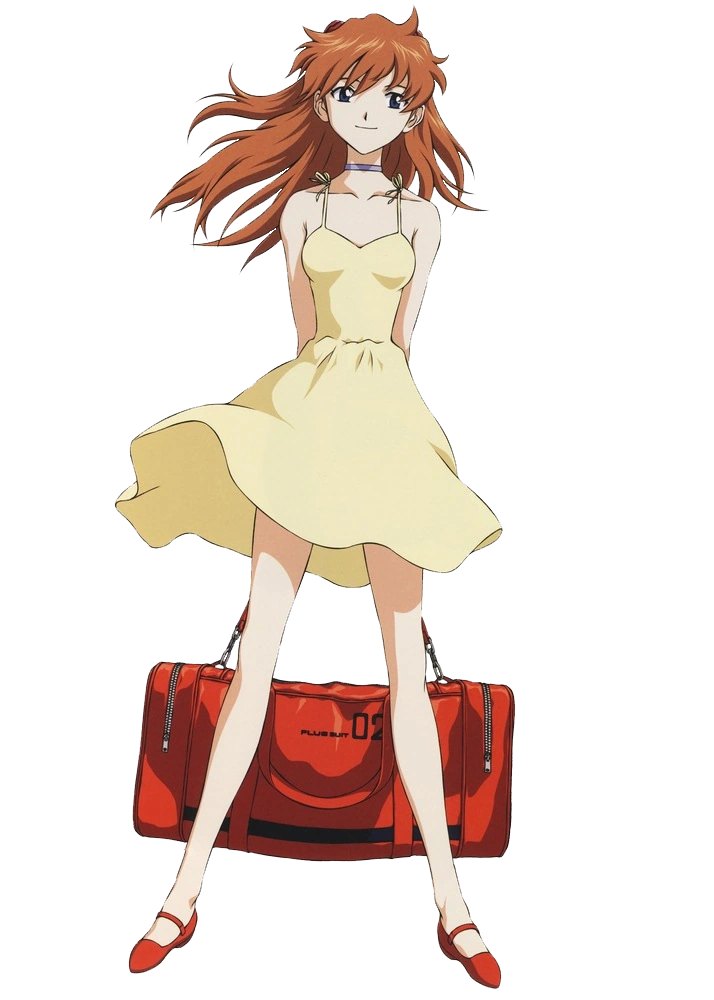 Asuka Langley Soryu in casual clothes