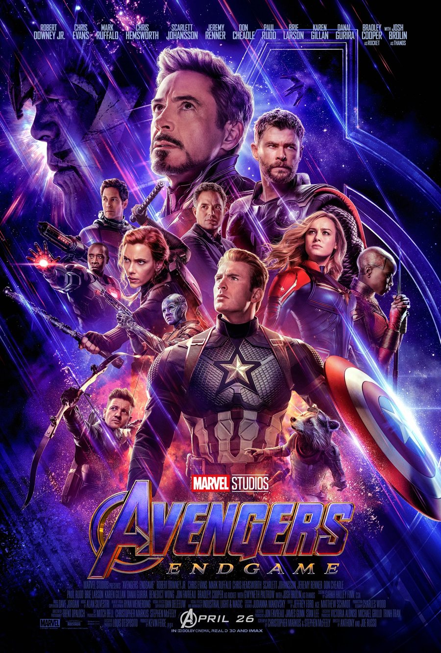 Avengers: Endgame theatrical poster