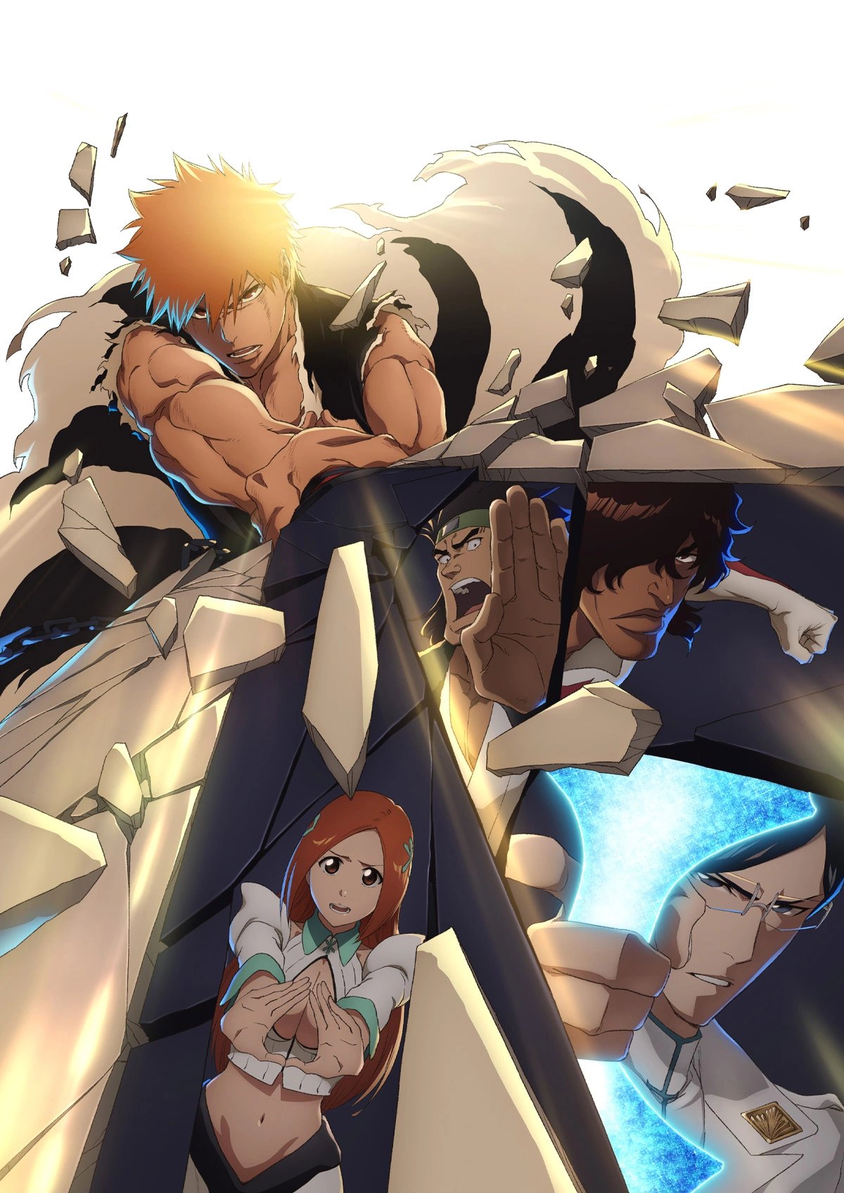 Bleach Thousand-Year Blood War key visual featuring Ichigo Kurosaki and allies