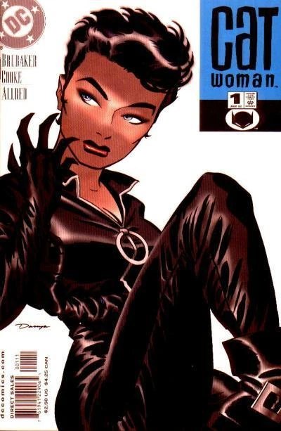 Cover of Catwoman Volume 3 issue 1 by Ed Brubaker, Darwyn Cooke and Mike Allred